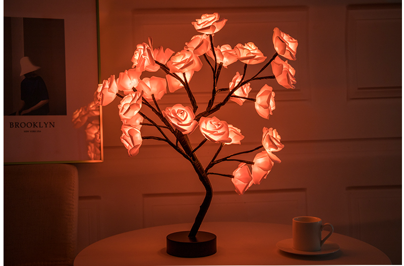 Rose Flower Lamp USB