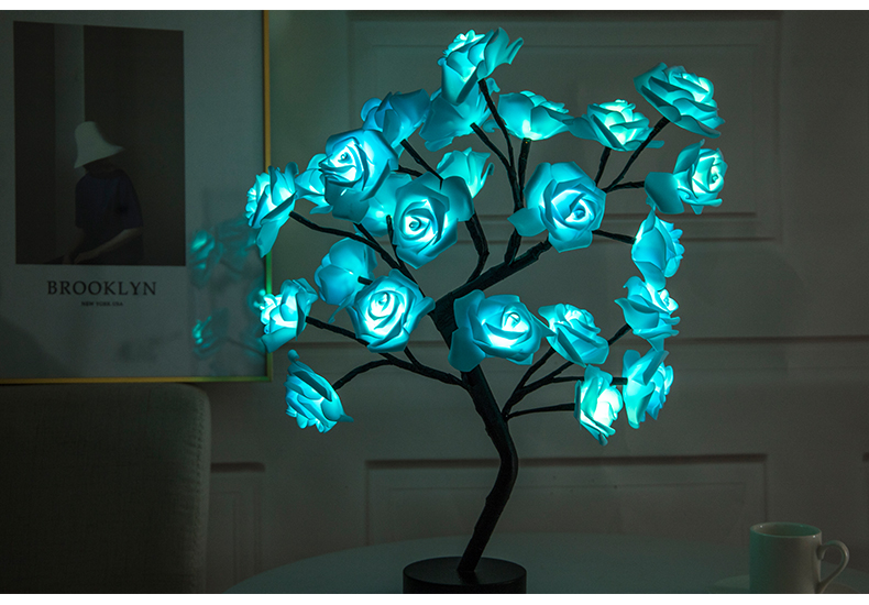 Rose Flower Lamp USB