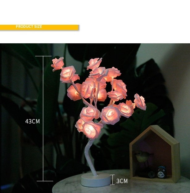 Rose Flower Lamp USB