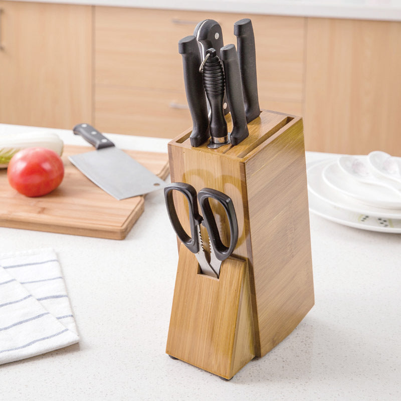 Bamboo Kitchen  Storage Knife Holder