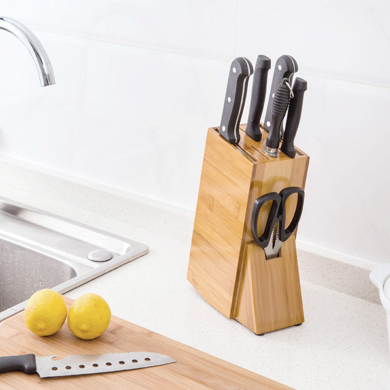 Bamboo Kitchen  Storage Knife Holder