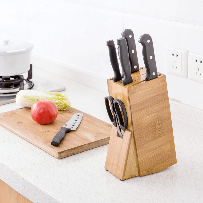 Bamboo Kitchen  Storage Knife Holder