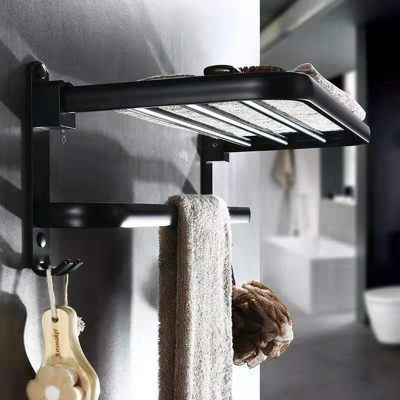 Aluminum Bathroom Folding Shelf