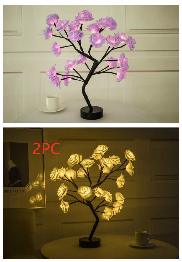 Rose Flower Lamp USB