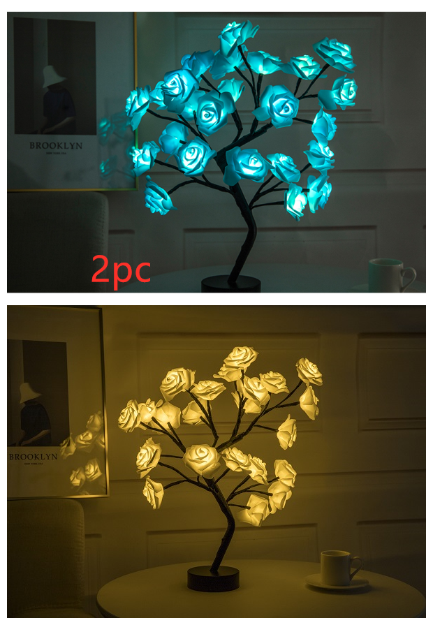 Rose Flower Lamp USB