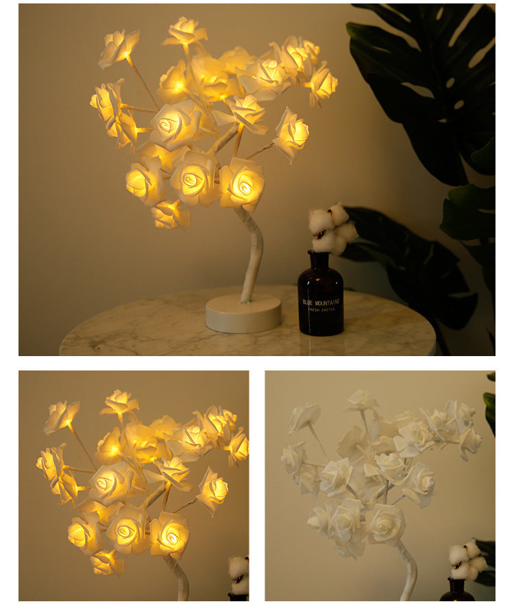 Rose Flower Lamp USB