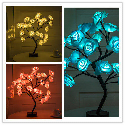 Rose Flower Lamp USB