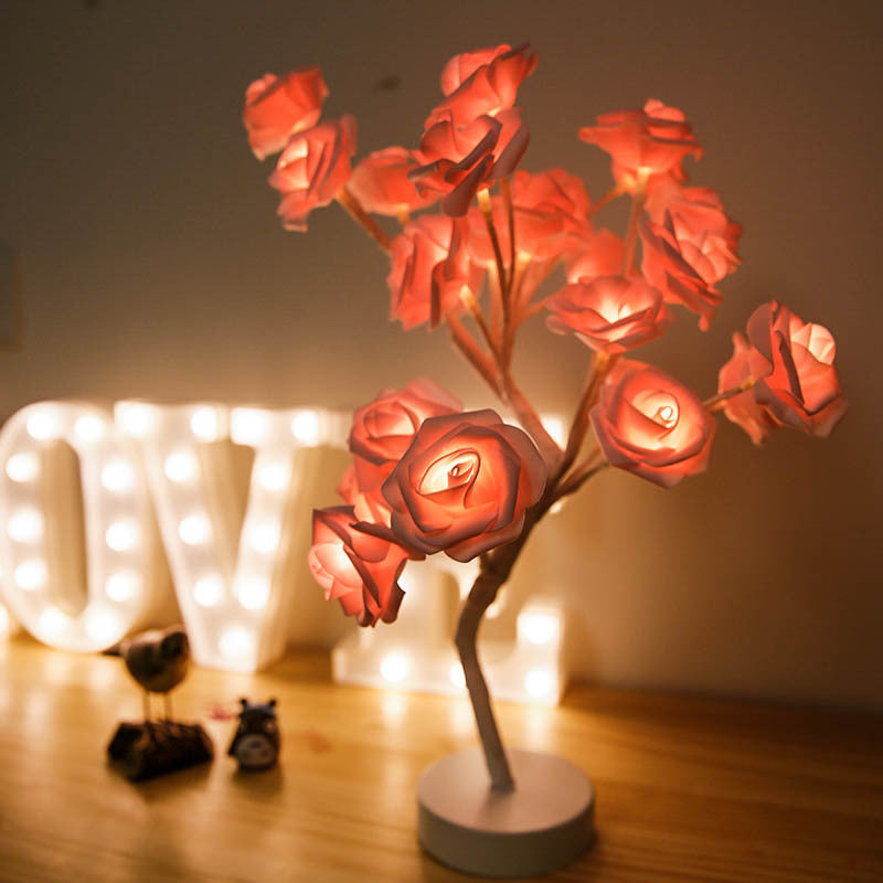 Rose Flower Lamp USB