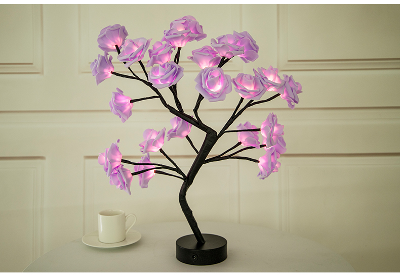 Rose Flower Lamp USB