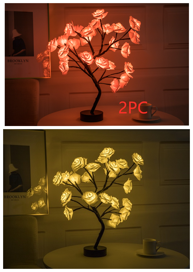 Rose Flower Lamp USB