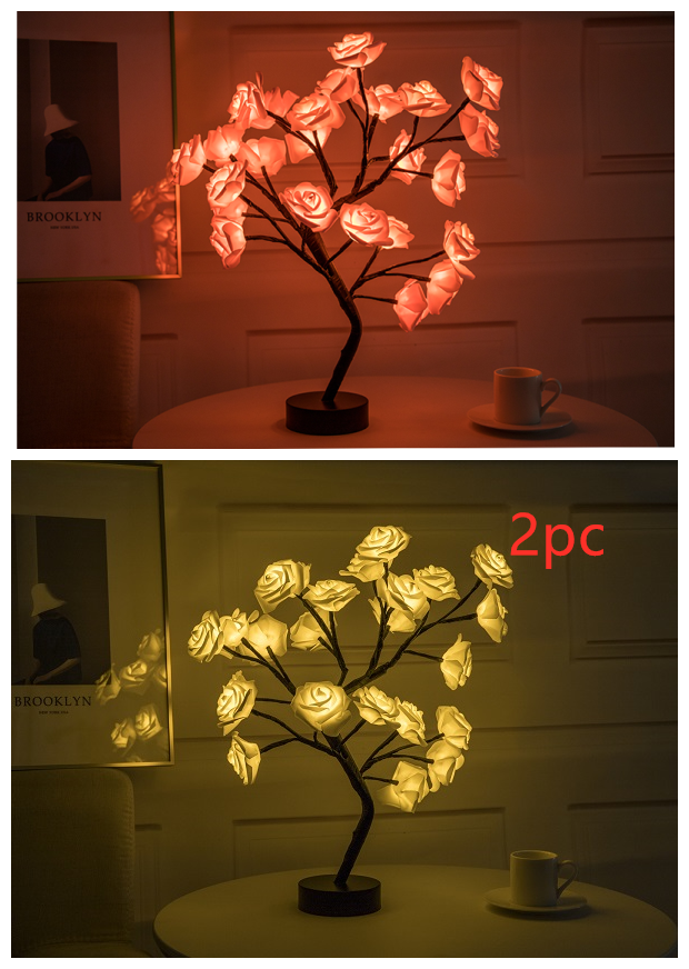 Rose Flower Lamp USB