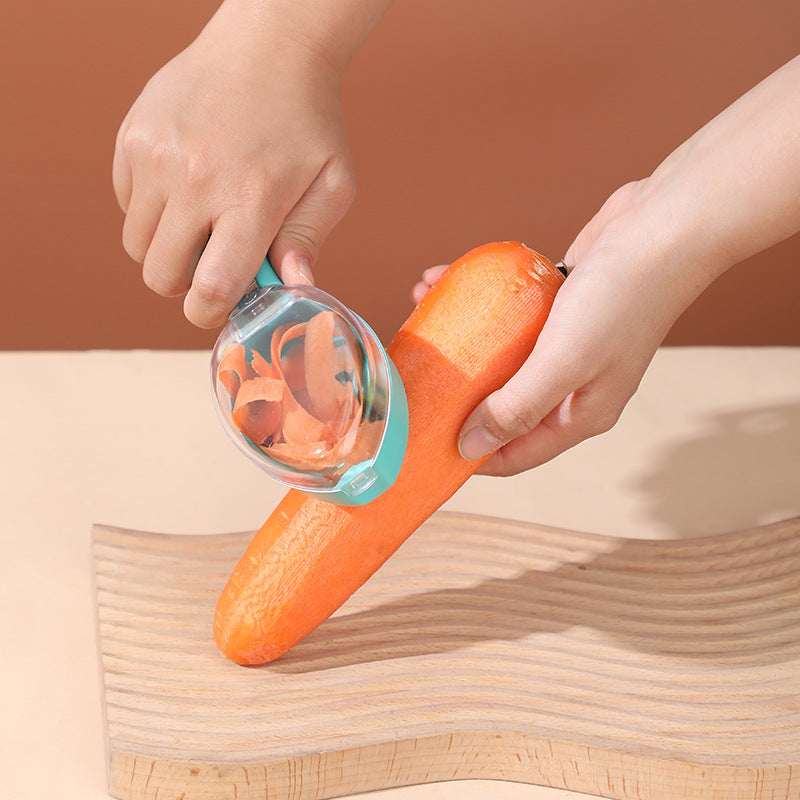 Kitchen Household Covered Storage Type Peeler