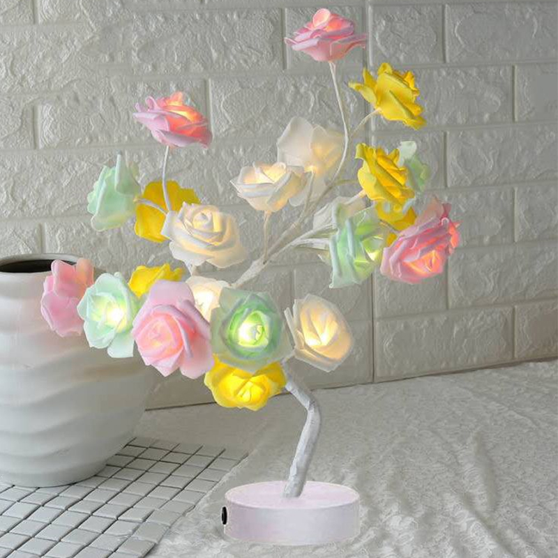 Rose Flower Lamp USB