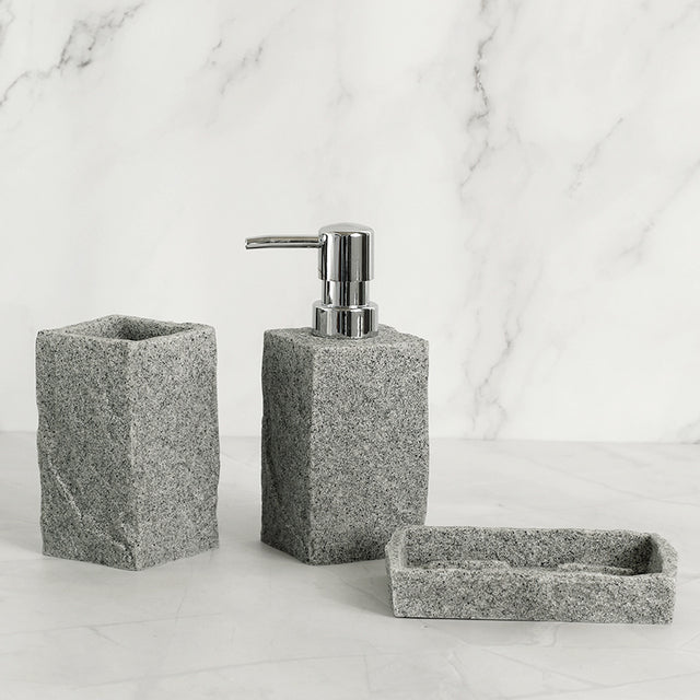 Imitati Granite Resin Bathroom Set