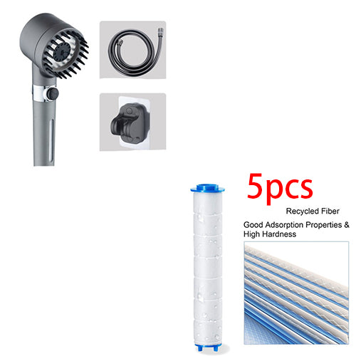 3 Modes High Pressure Shower Head