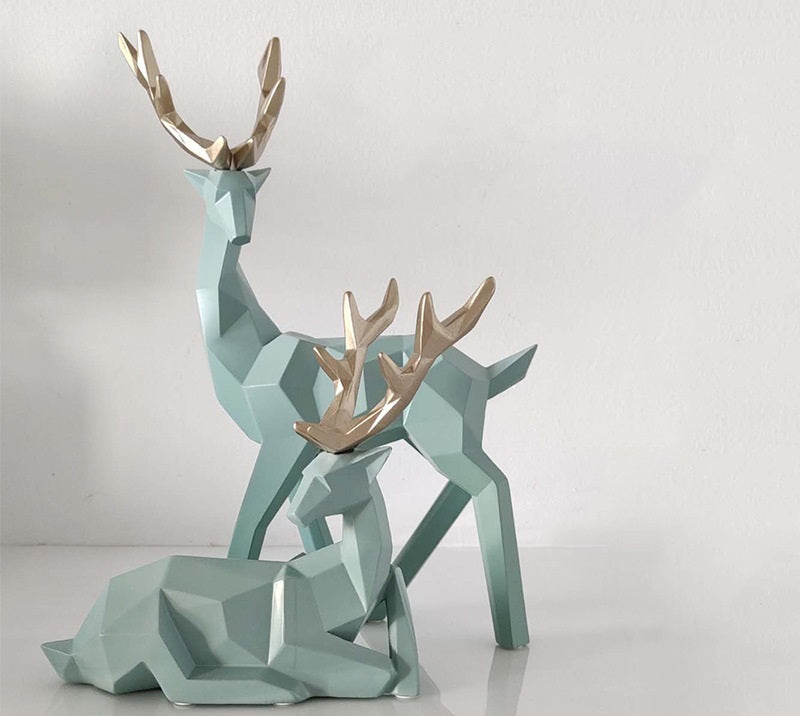 Deers Sculpture Statue