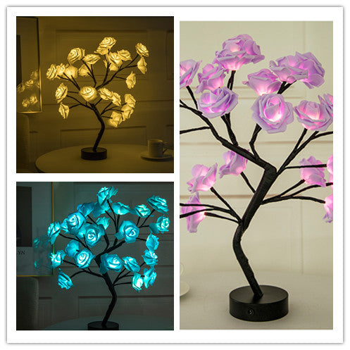 Rose Flower Lamp USB