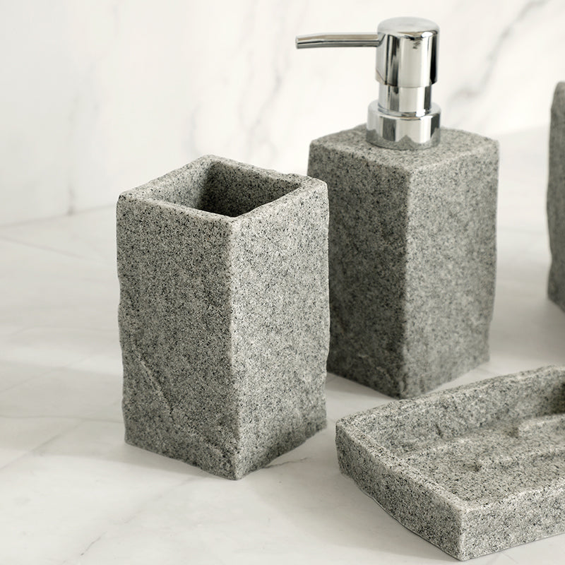 Imitati Granite Resin Bathroom Set